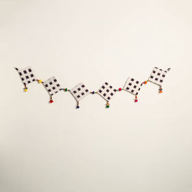 Handmade Bead Work Fabric Toran for Home Decor