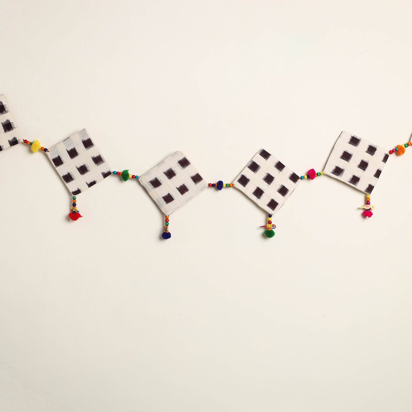 Handmade Bead Work Fabric Toran for Home Decor