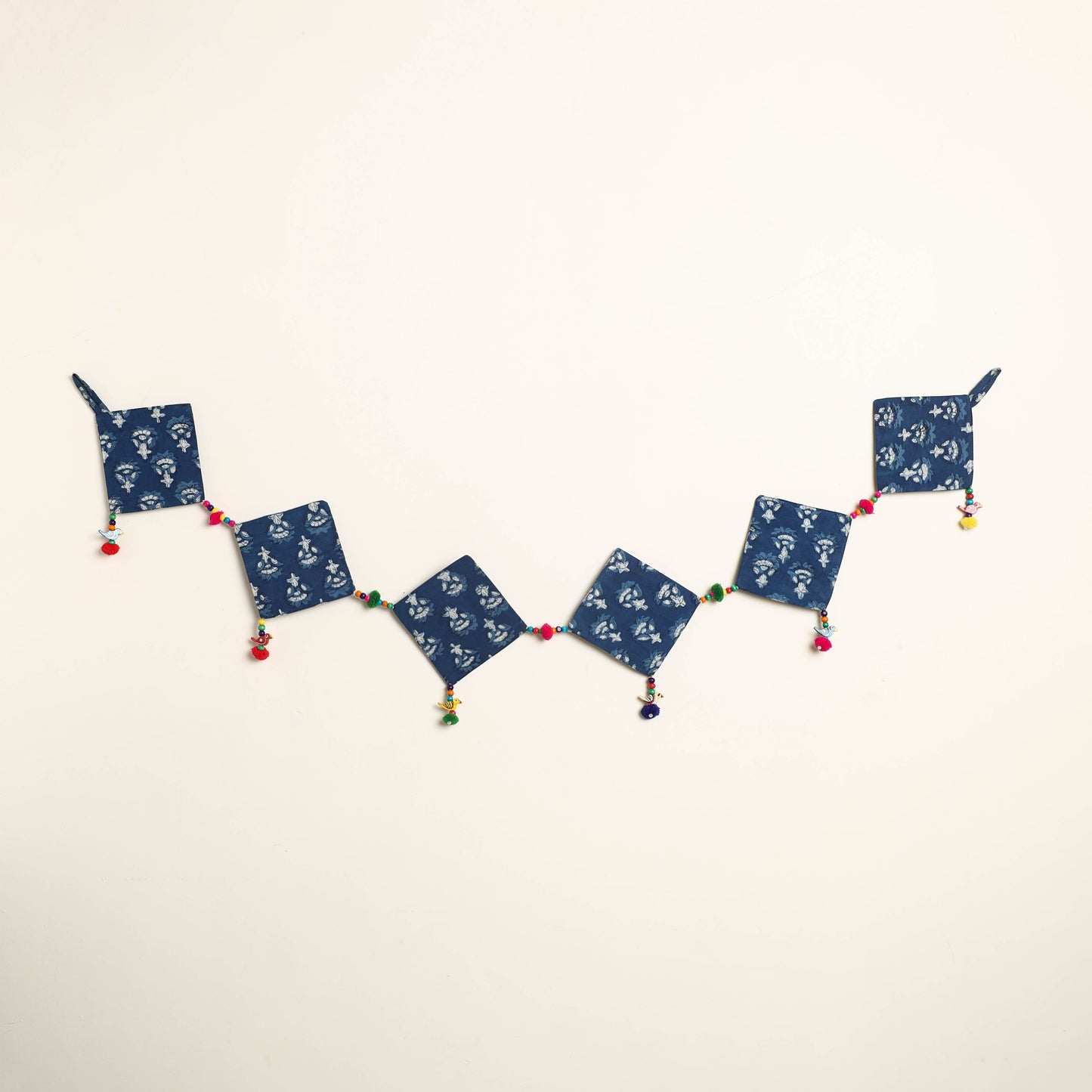 Handmade Bead Work Fabric Toran for Home Decor