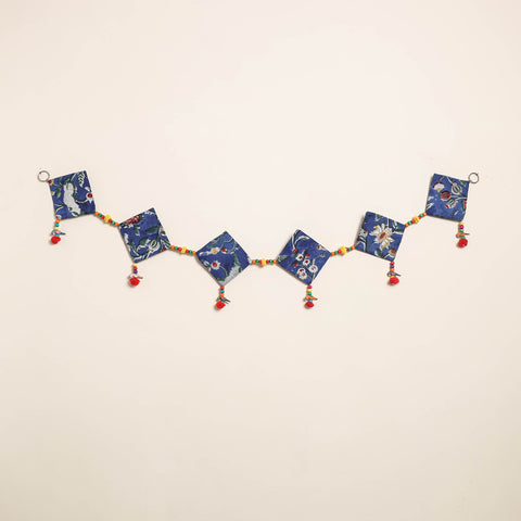 Handmade Bead Work Fabric Toran for Home Decor