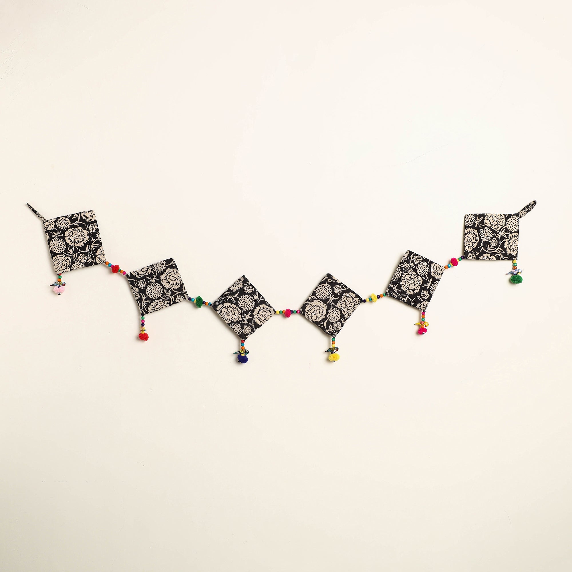 Handmade Fabric Beads & Tassels Toran 11