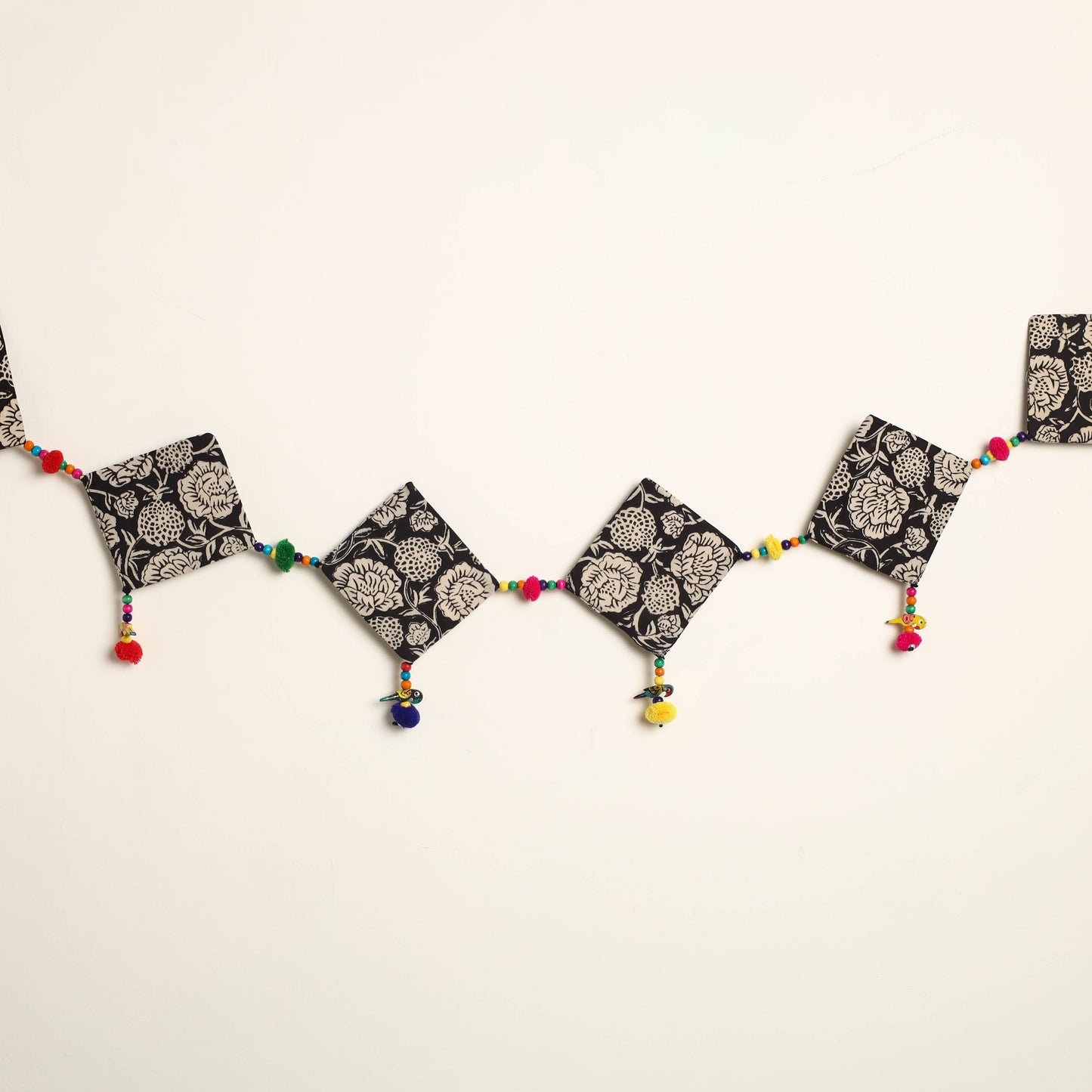 Handmade Bead Work Fabric Toran for Home Decor