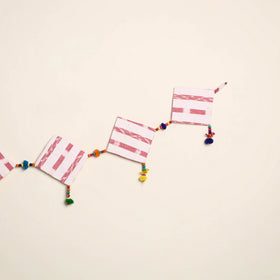 Handmade Bead Work Fabric Toran for Home Decor