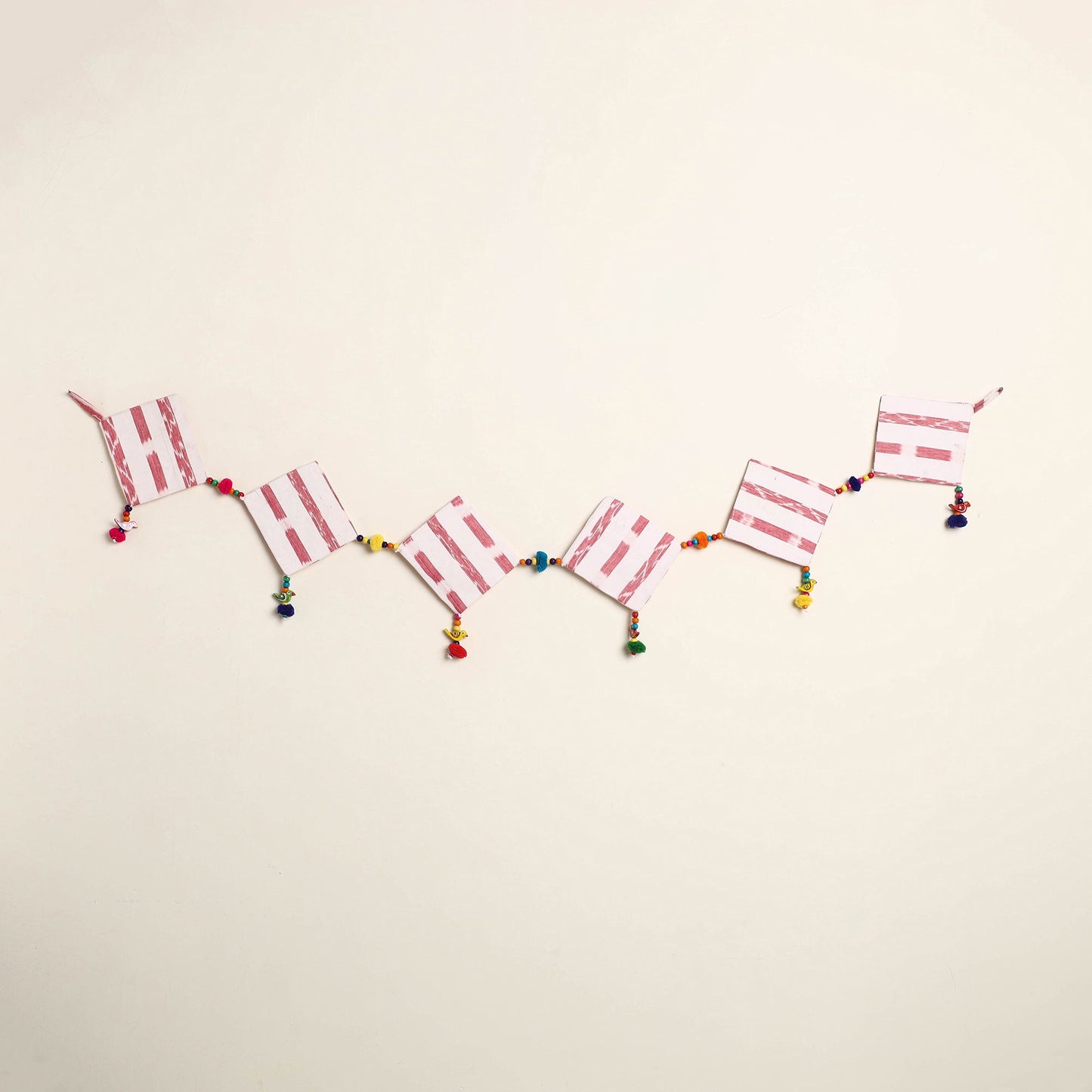 Handmade Bead Work Fabric Toran for Home Decor