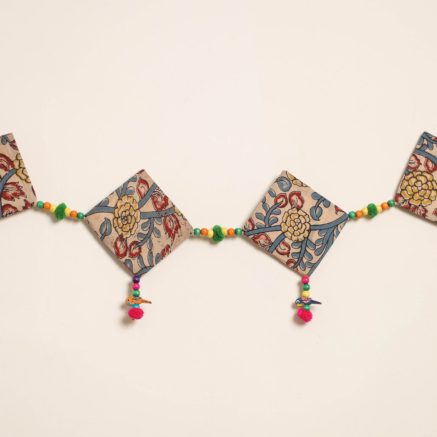 Handmade Bead Work Fabric Toran for Home Decor