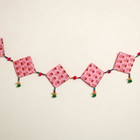 Handmade Bead Work Fabric Toran for Home Decor