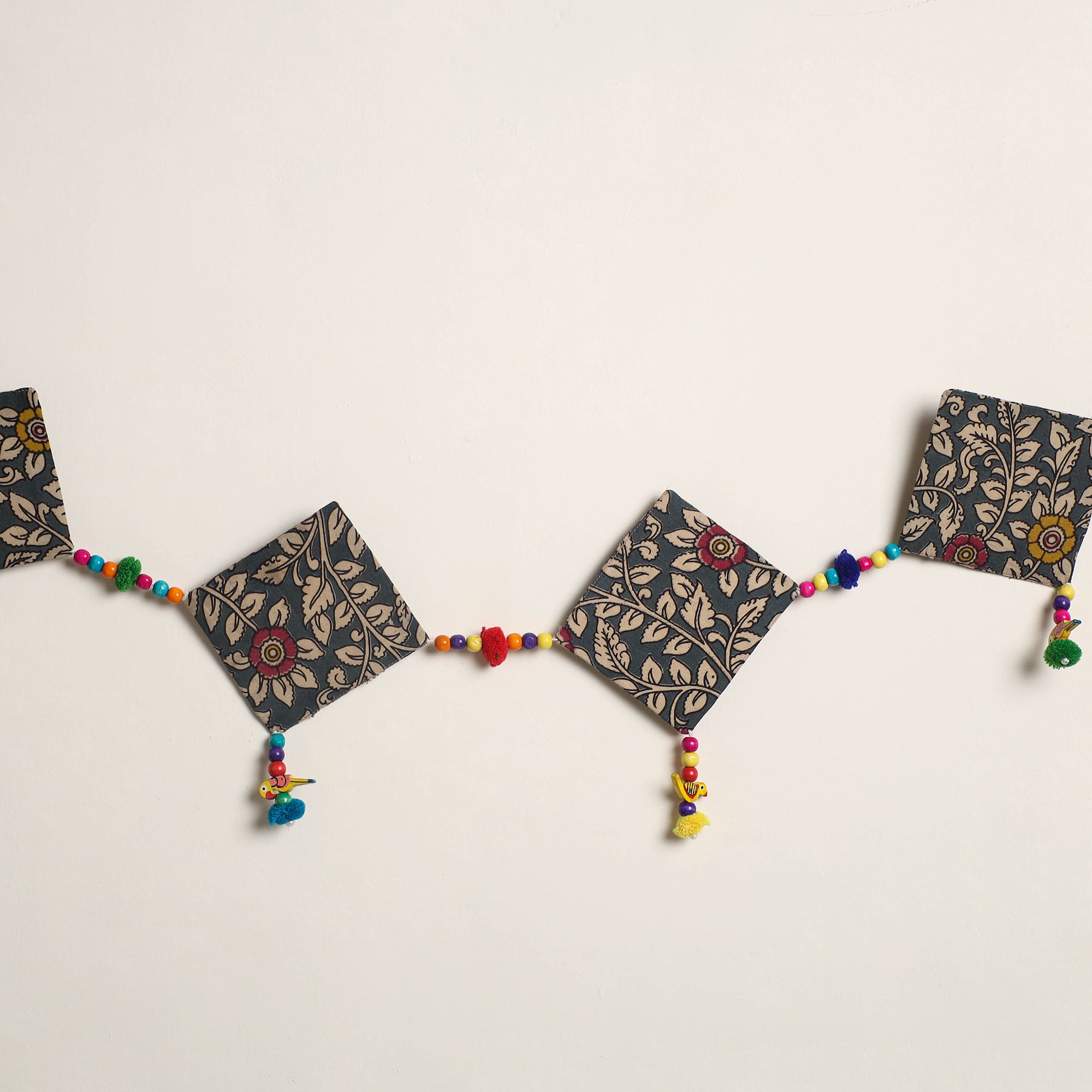 Handmade Bead Work Fabric Toran for Home Decor