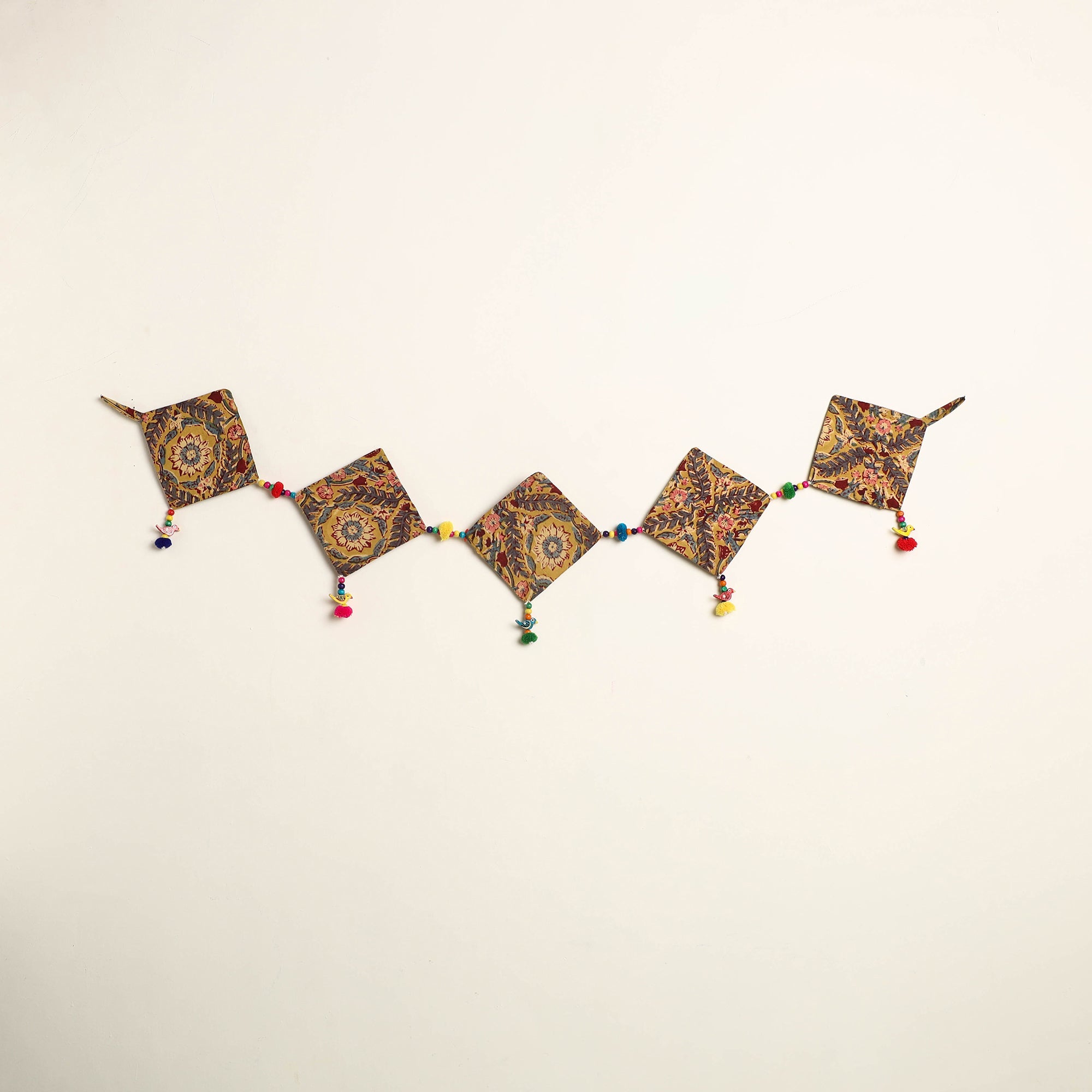 Handmade Bead Work Fabric Toran for Home Decor