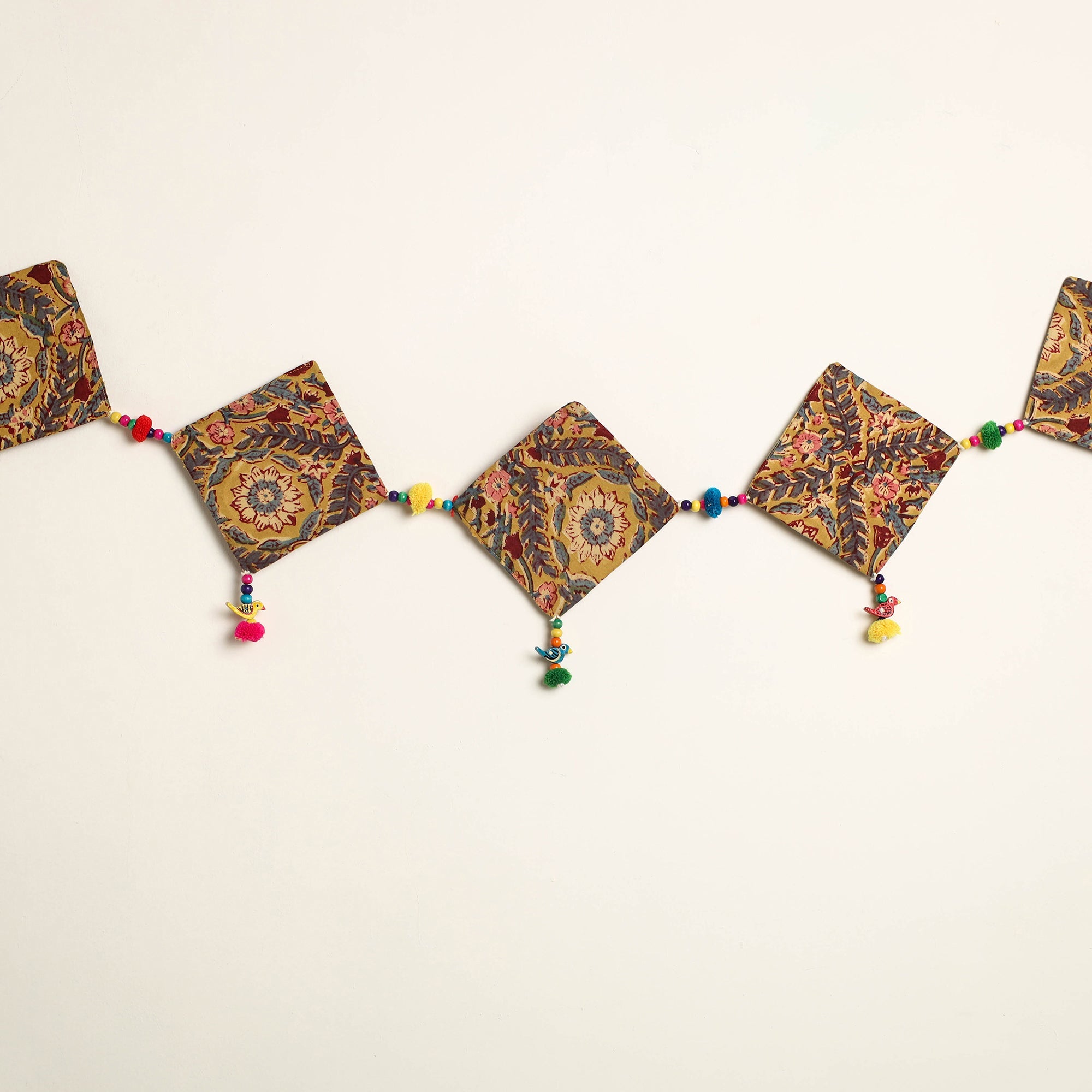 Handmade Bead Work Fabric Toran for Home Decor