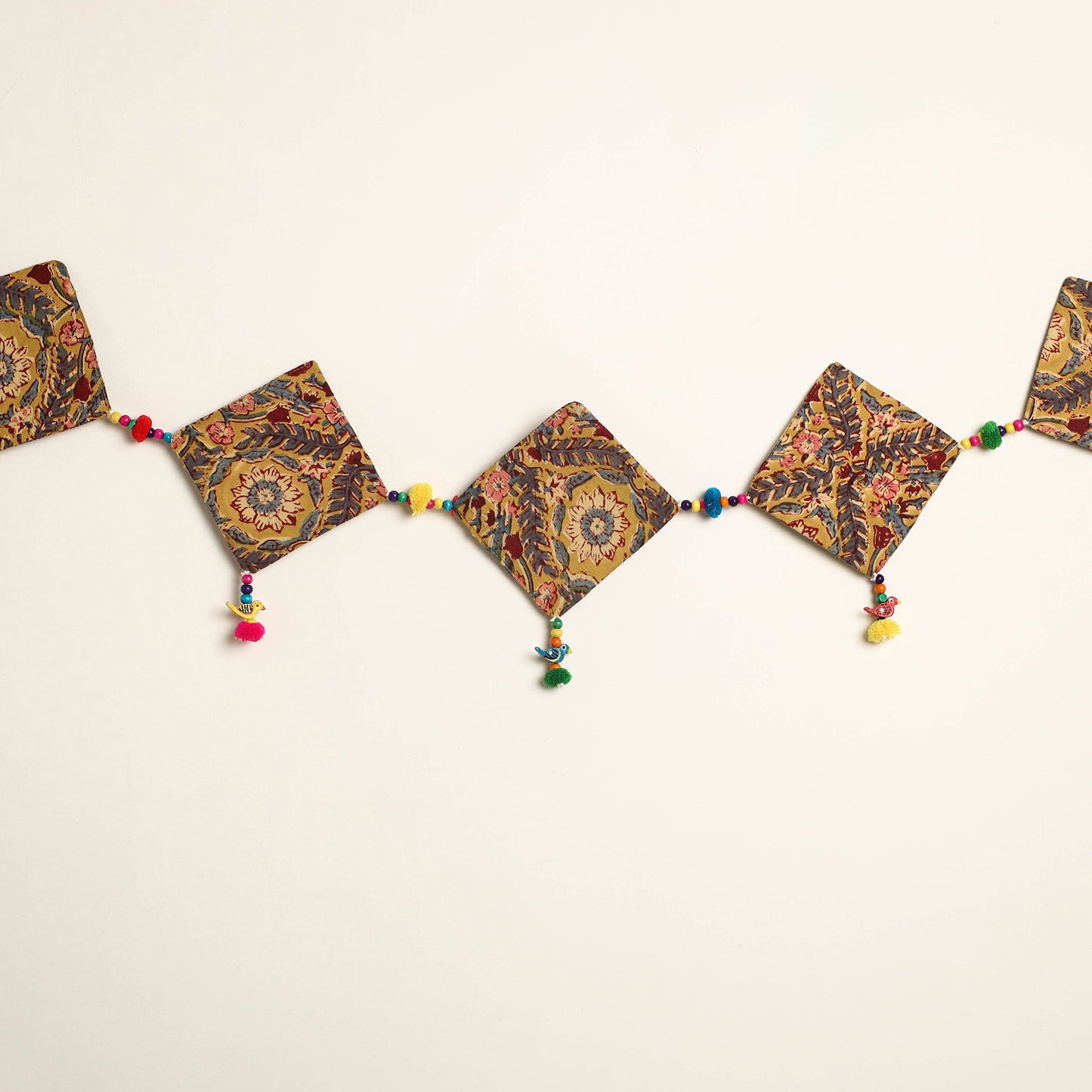 Handmade Bead Work Fabric Toran for Home Decor