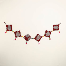 Handmade Bead Work Fabric Toran for Home Decor