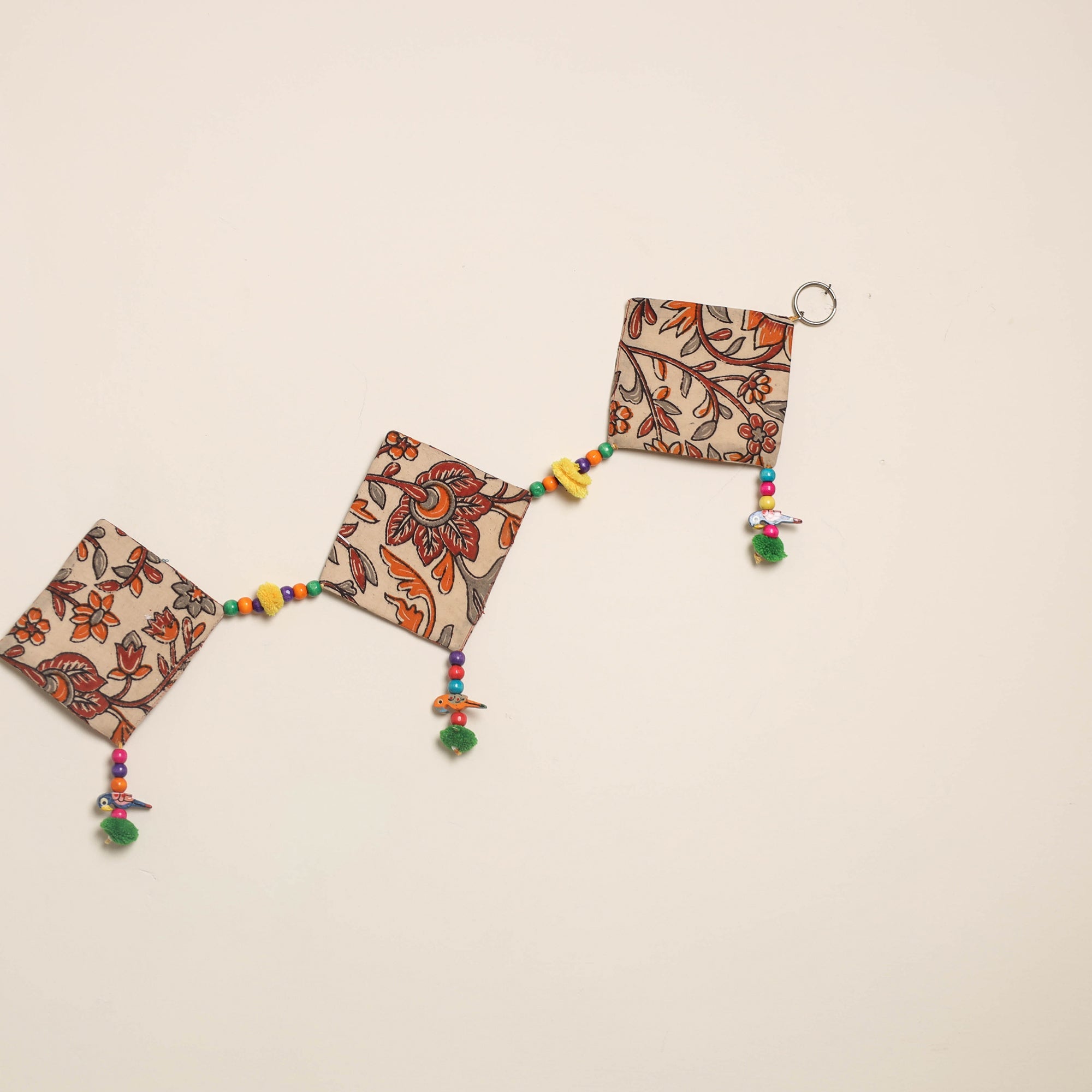 Handmade Bead Work Fabric Toran for Home Decor