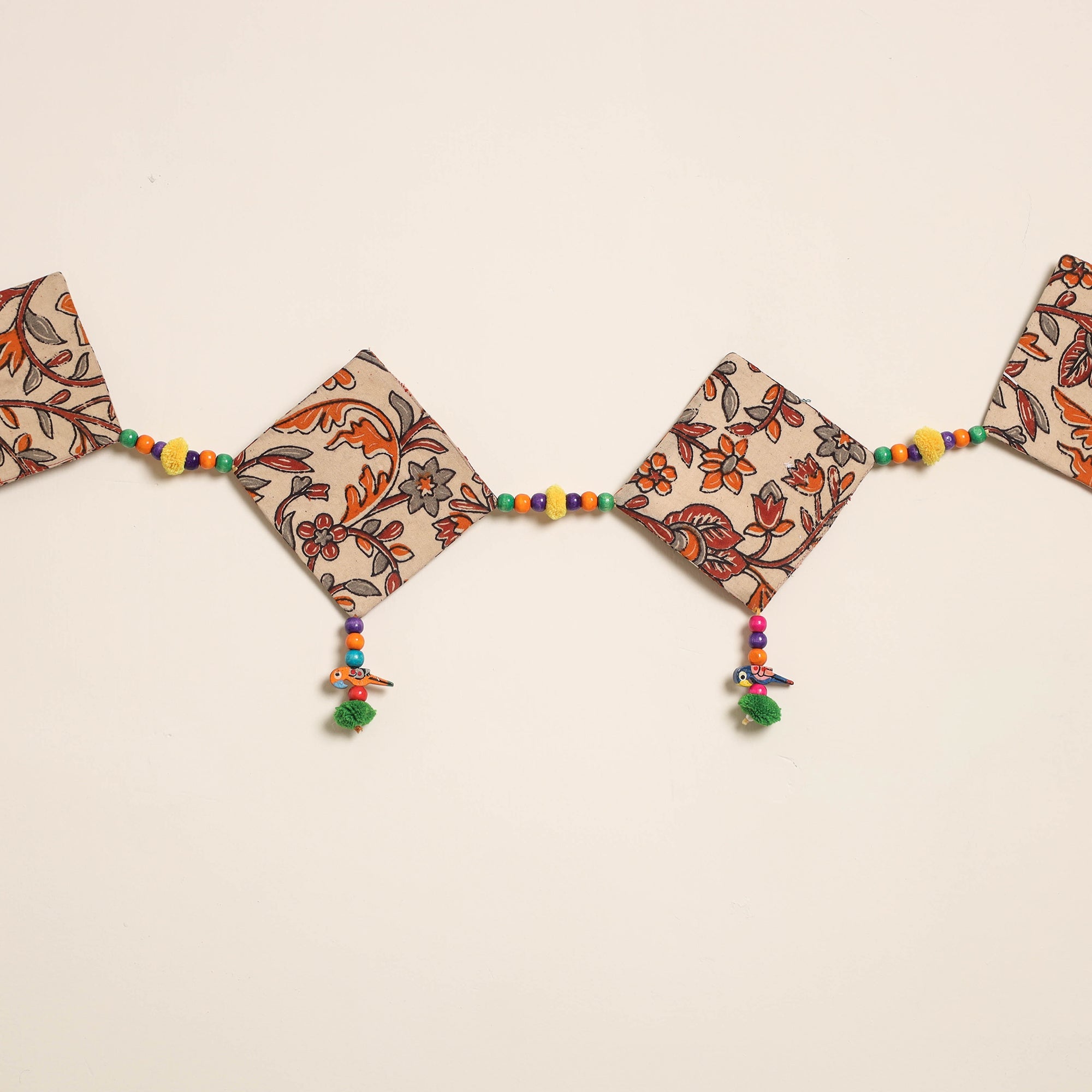 Handmade Bead Work Fabric Toran for Home Decor