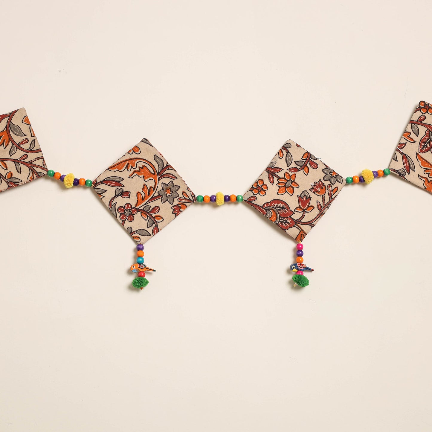 Handmade Bead Work Fabric Toran for Home Decor