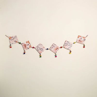 Handmade Bead Work Fabric Toran for Home Decor