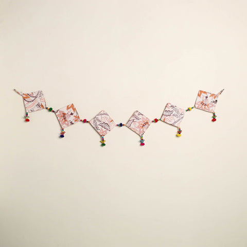 Handmade Bead Work Fabric Toran for Home Decor