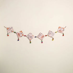 Handmade Bead Work Fabric Toran for Home Decor