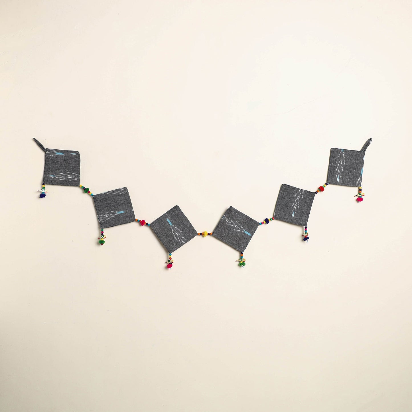 Handmade Bead Work Fabric Toran for Home Decor