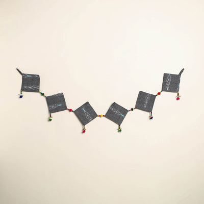 Handmade Bead Work Fabric Toran for Home Decor