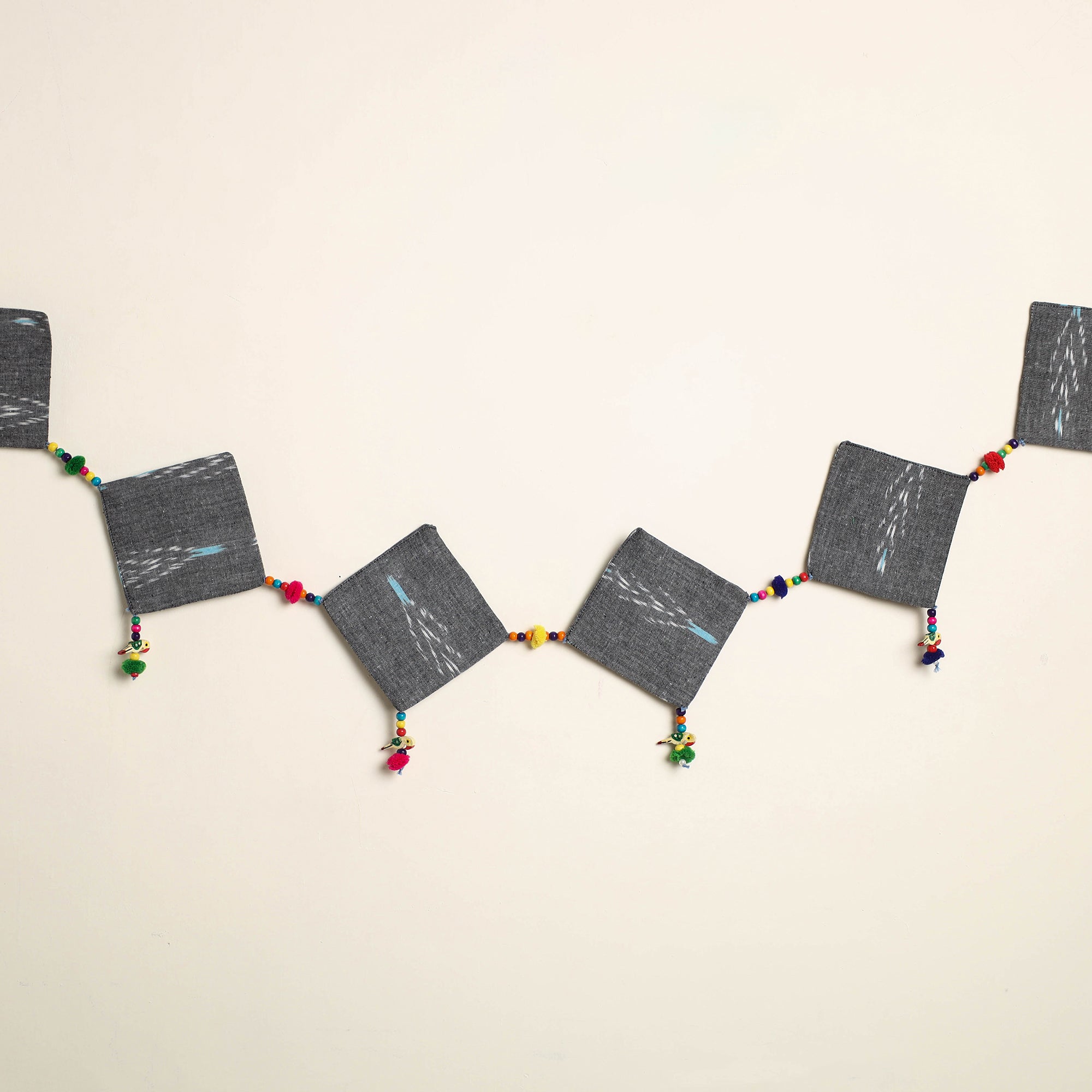 Handmade Bead Work Fabric Toran for Home Decor