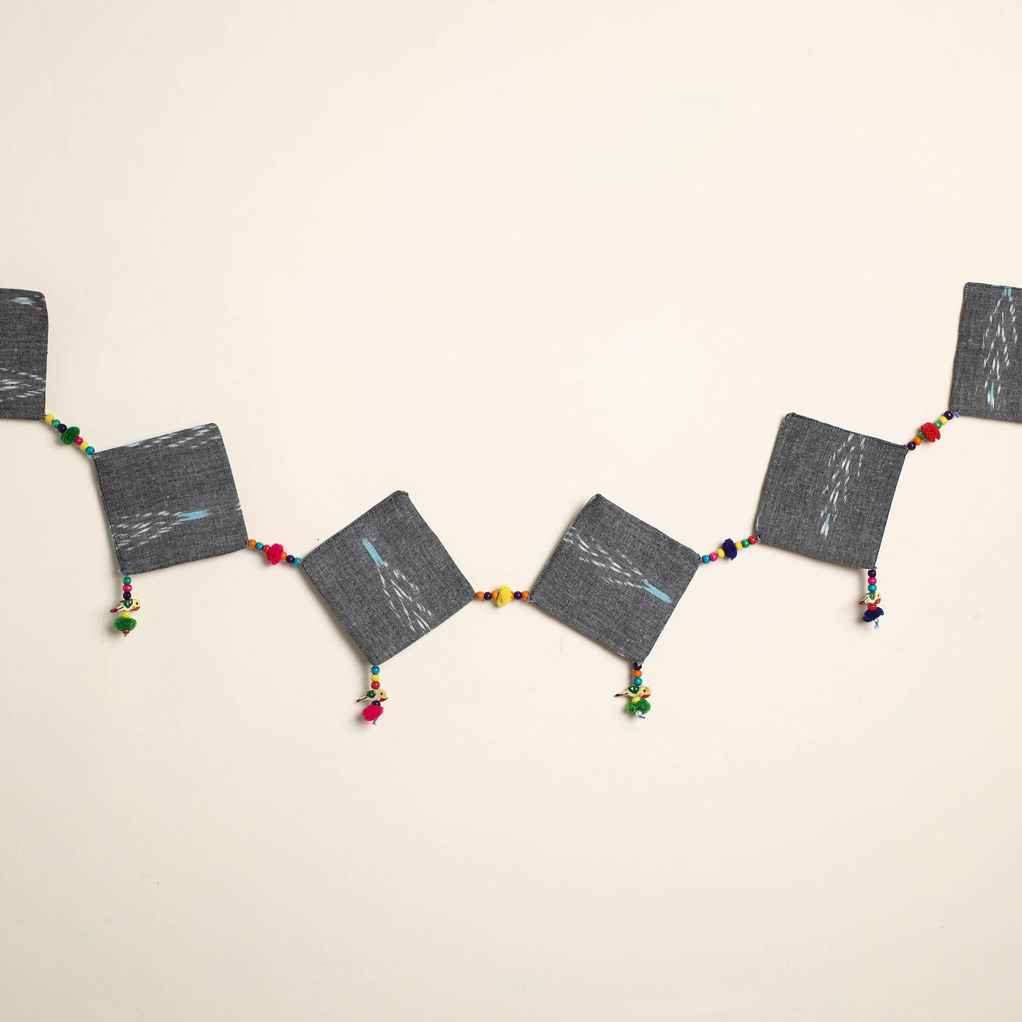 Handmade Bead Work Fabric Toran for Home Decor