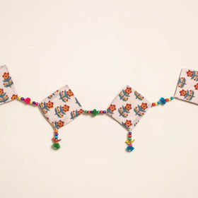 Handmade Bead Work Fabric Toran for Home Decor