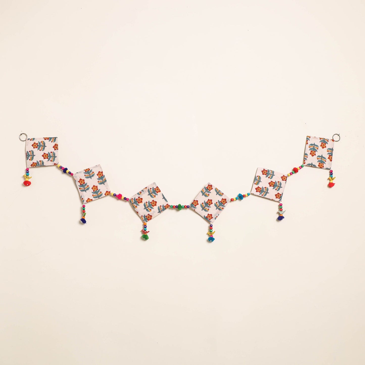 Handmade Bead Work Fabric Toran for Home Decor