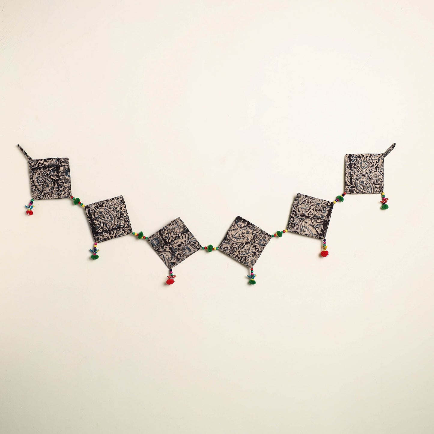 Handmade Bead Work Fabric Toran for Home Decor