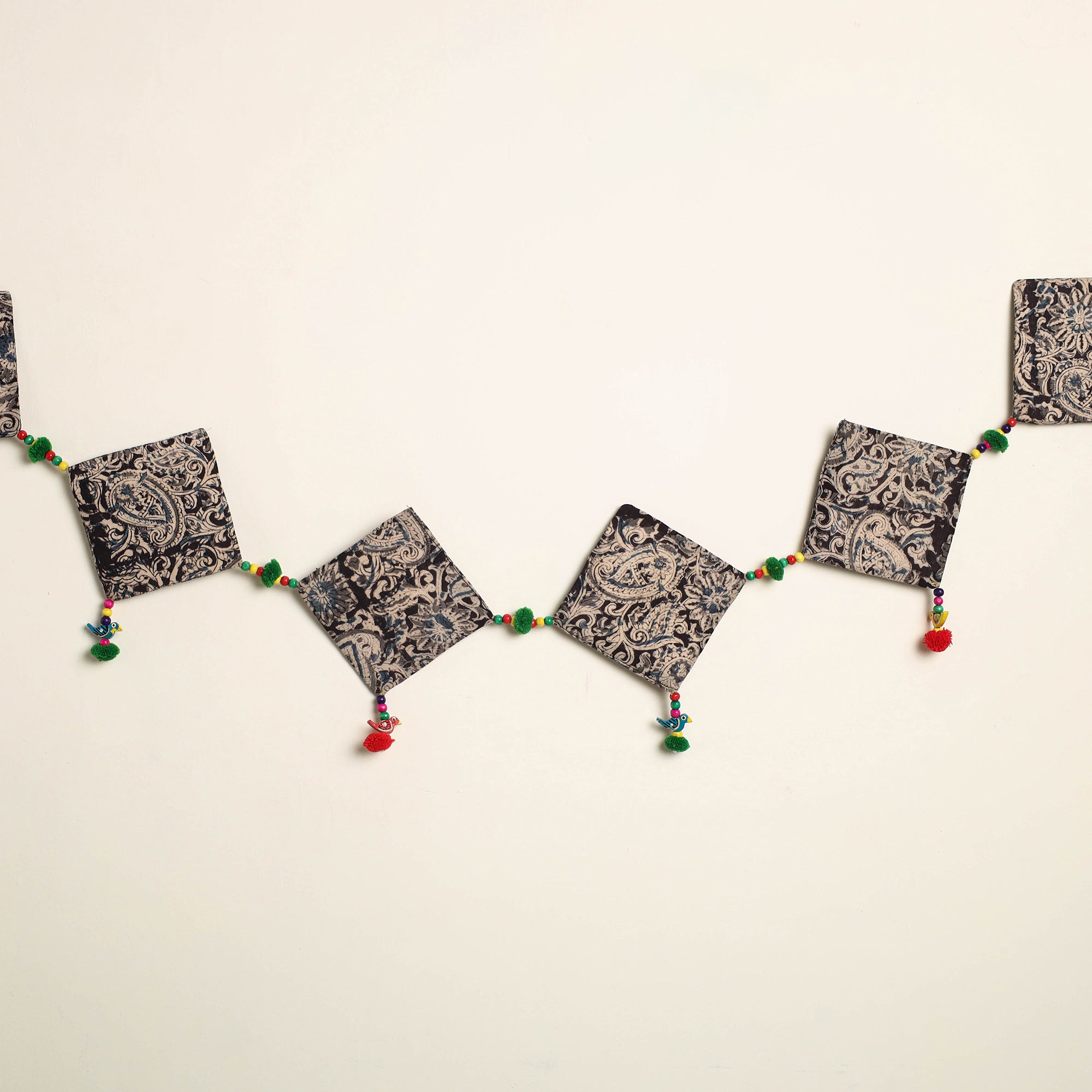 Handmade Bead Work Fabric Toran for Home Decor