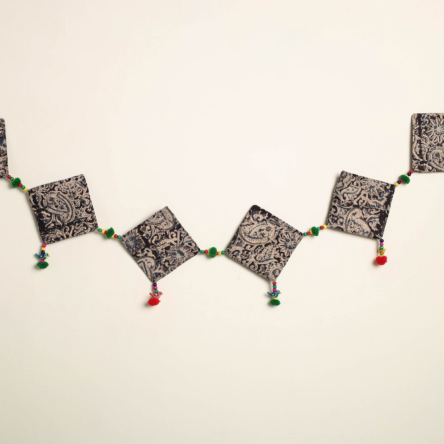 Handmade Bead Work Fabric Toran for Home Decor