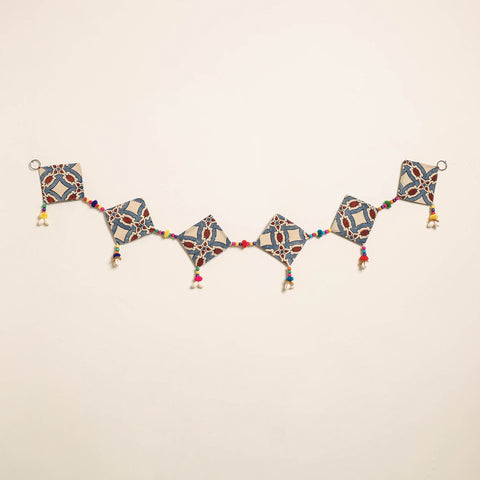 Handmade Bead Work Fabric Toran for Home Decor