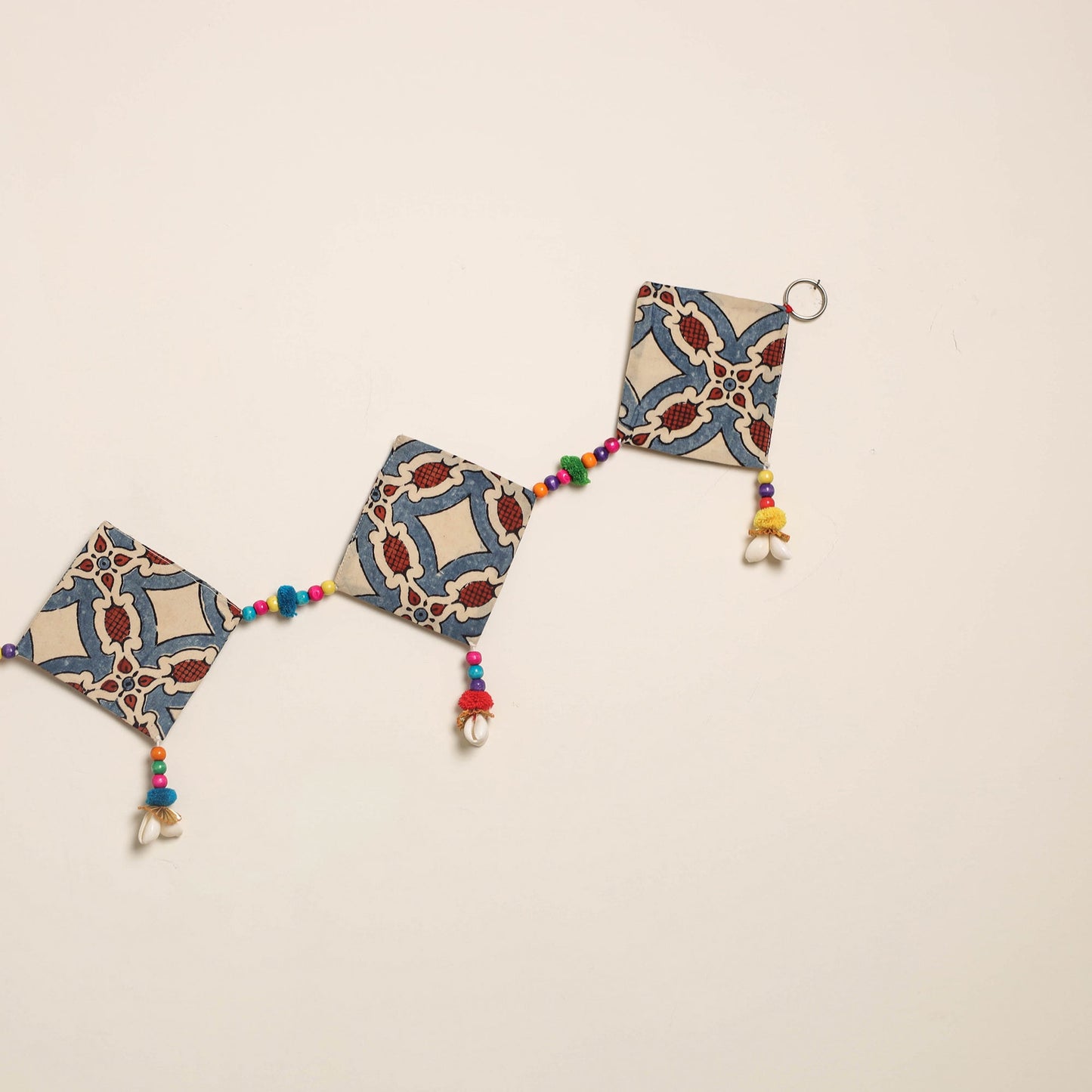 Handmade Bead Work Fabric Toran for Home Decor