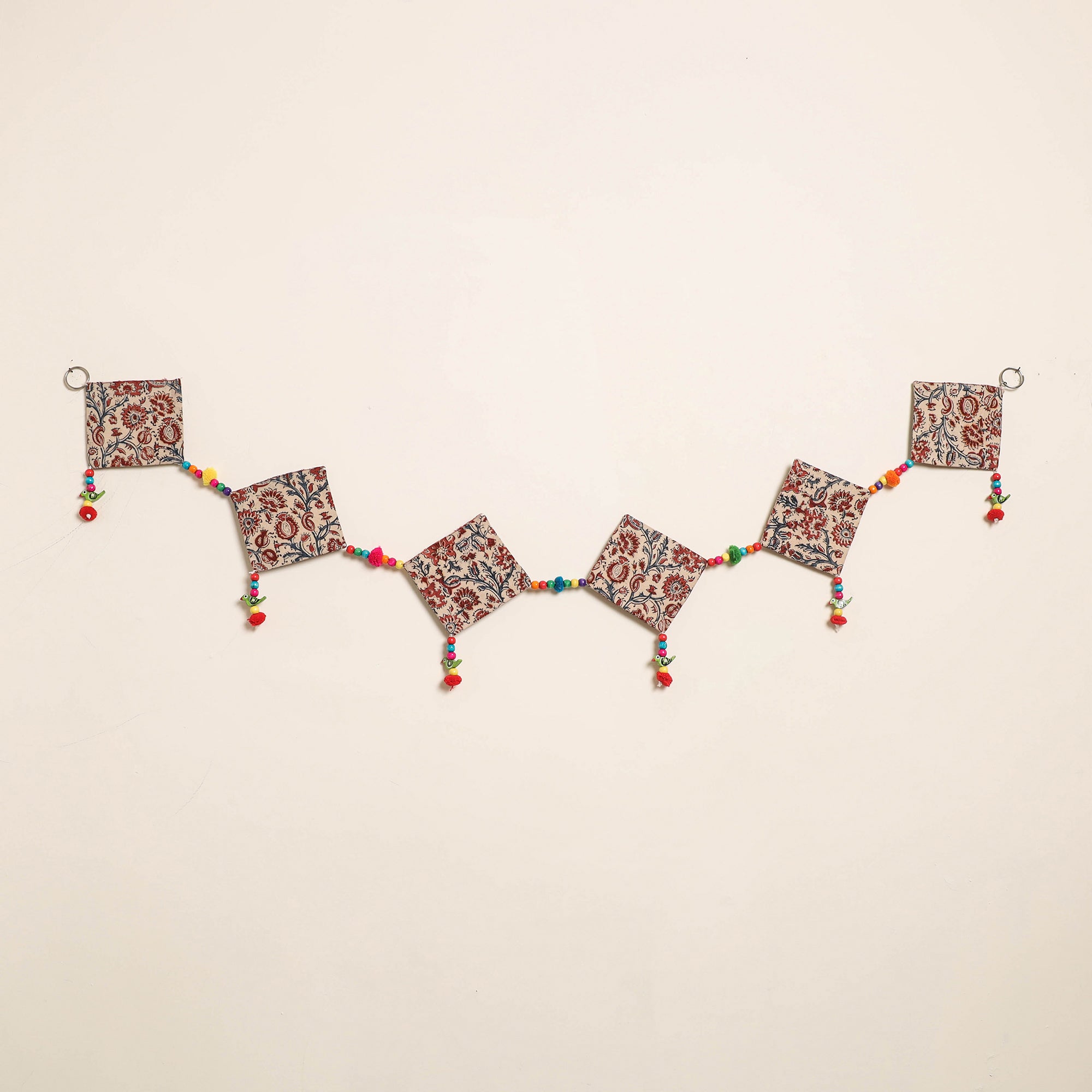Handmade Bead Work Fabric Toran for Home Decor