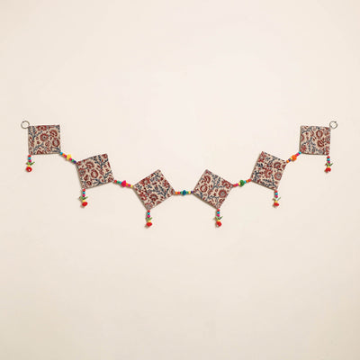 Handmade Bead Work Fabric Toran for Home Decor
