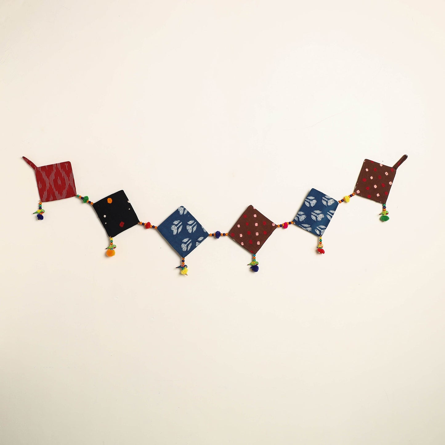 Handmade Bead Work Fabric Toran for Home Decor