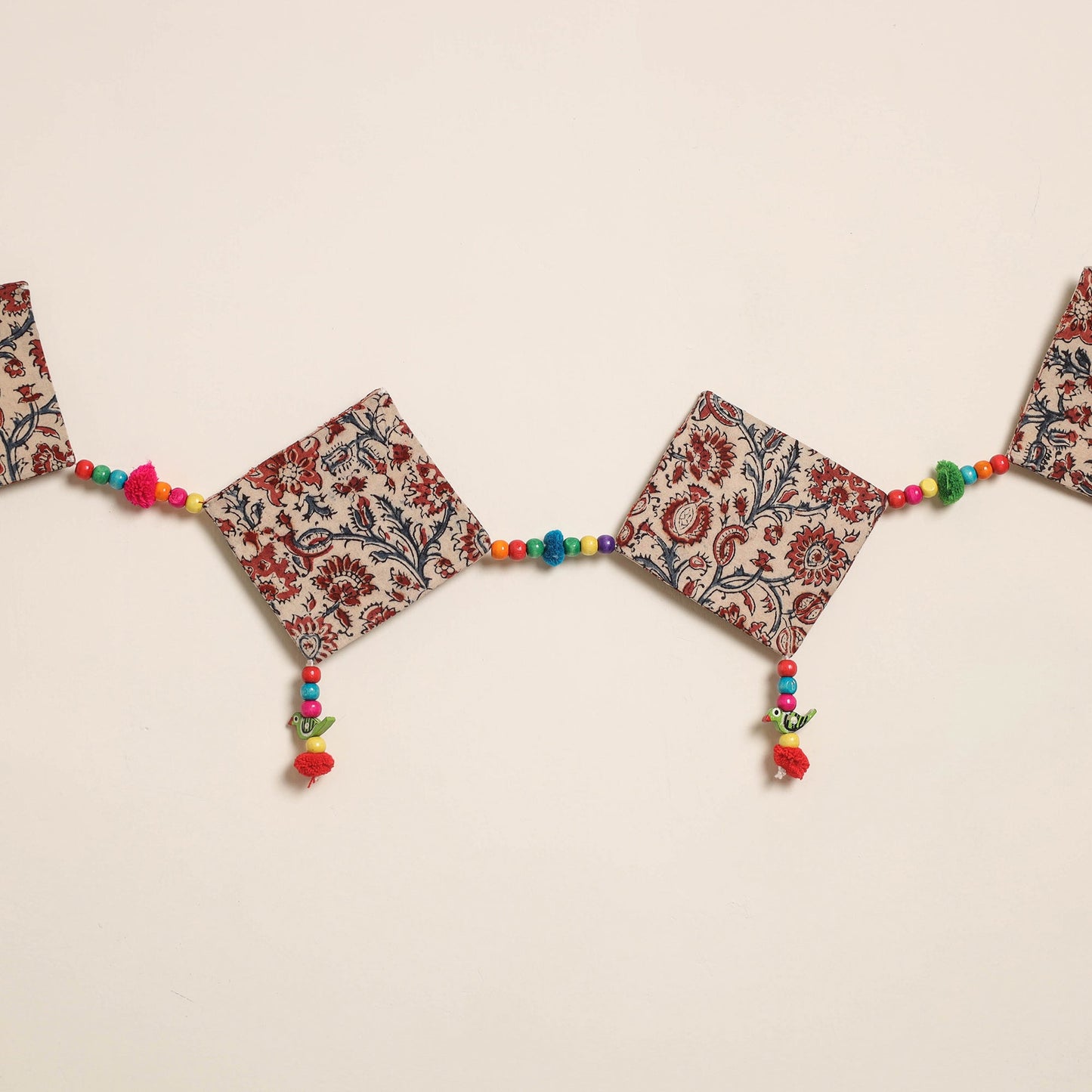 Handmade Bead Work Fabric Toran for Home Decor