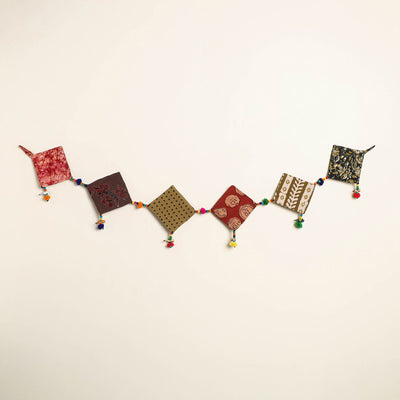 Handmade Bead Work Fabric Toran for Home Decor