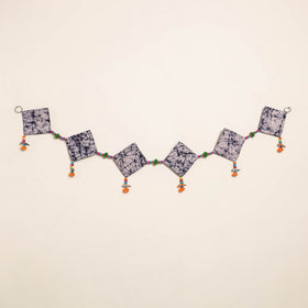 Handmade Bead Work Fabric Toran for Home Decor