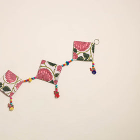 Handmade Bead Work Fabric Toran for Home Decor