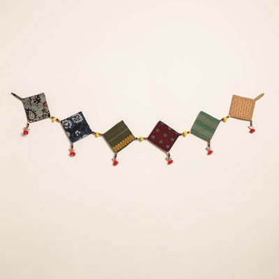 Handmade Bead Work Fabric Toran for Home Decor