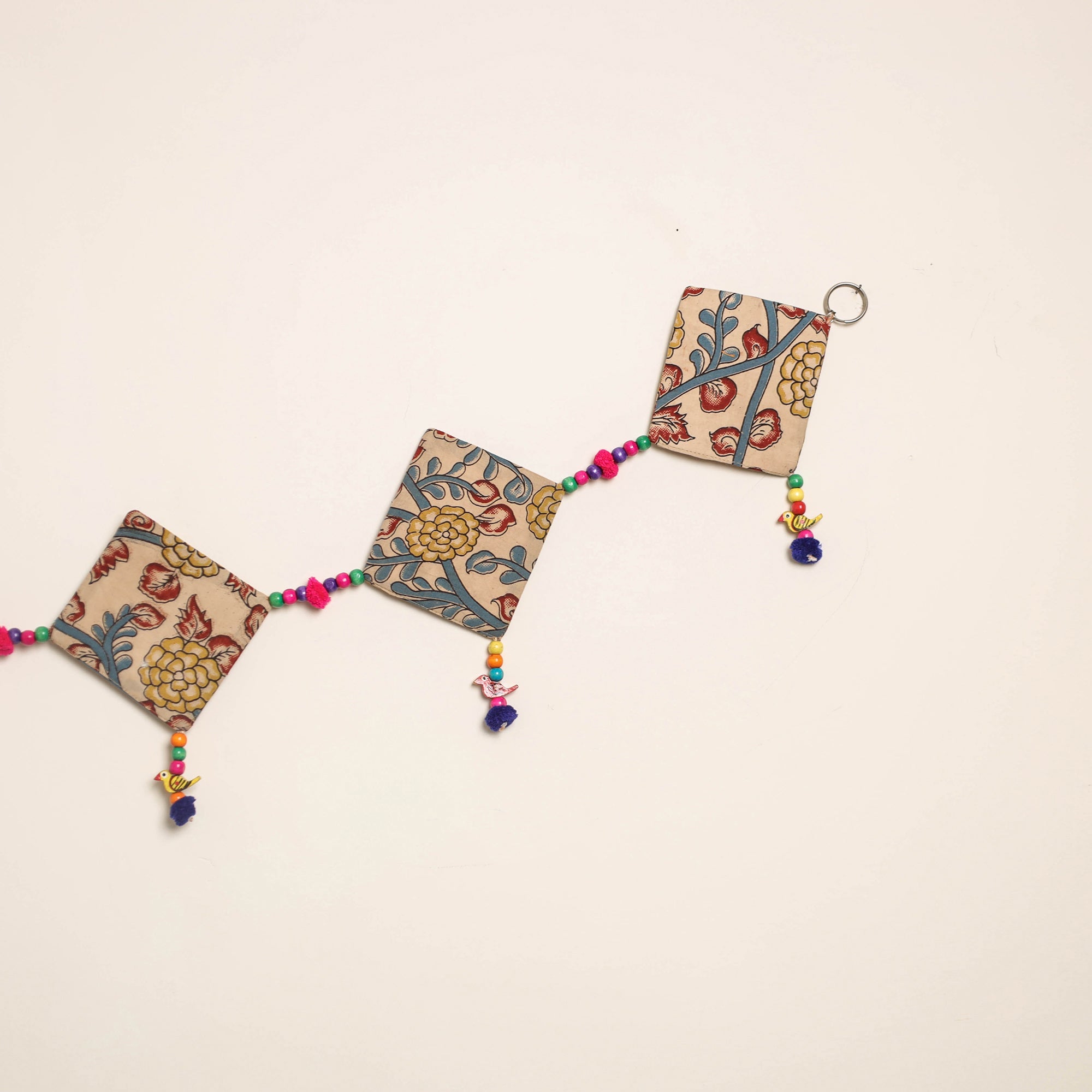 Handmade Bead Work Fabric Toran for Home Decor
