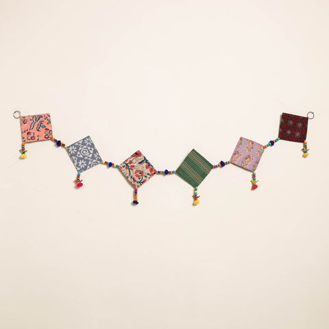 Handmade Bead Work Fabric Toran for Home Decor