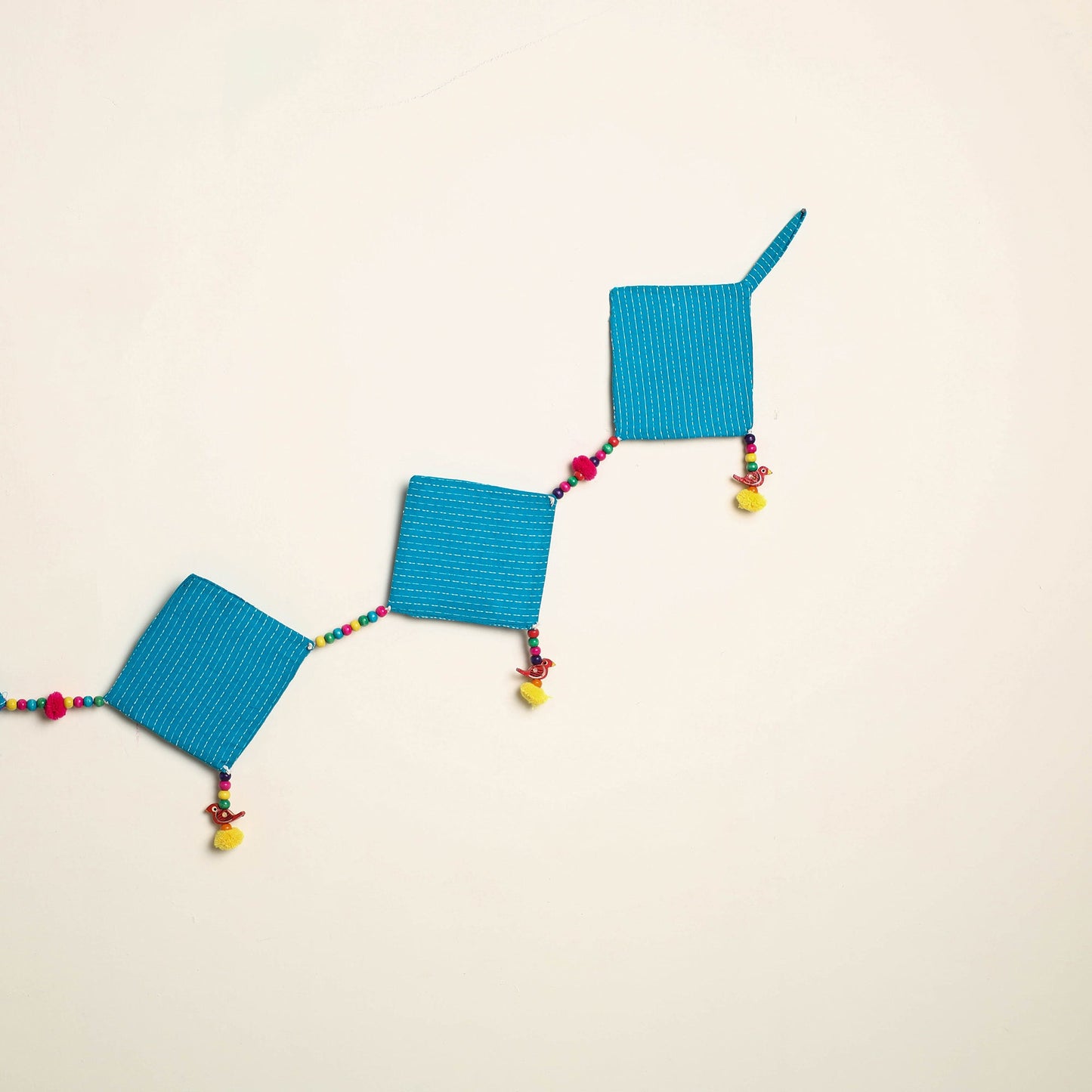 Handmade Bead Work Fabric Toran for Home Decor