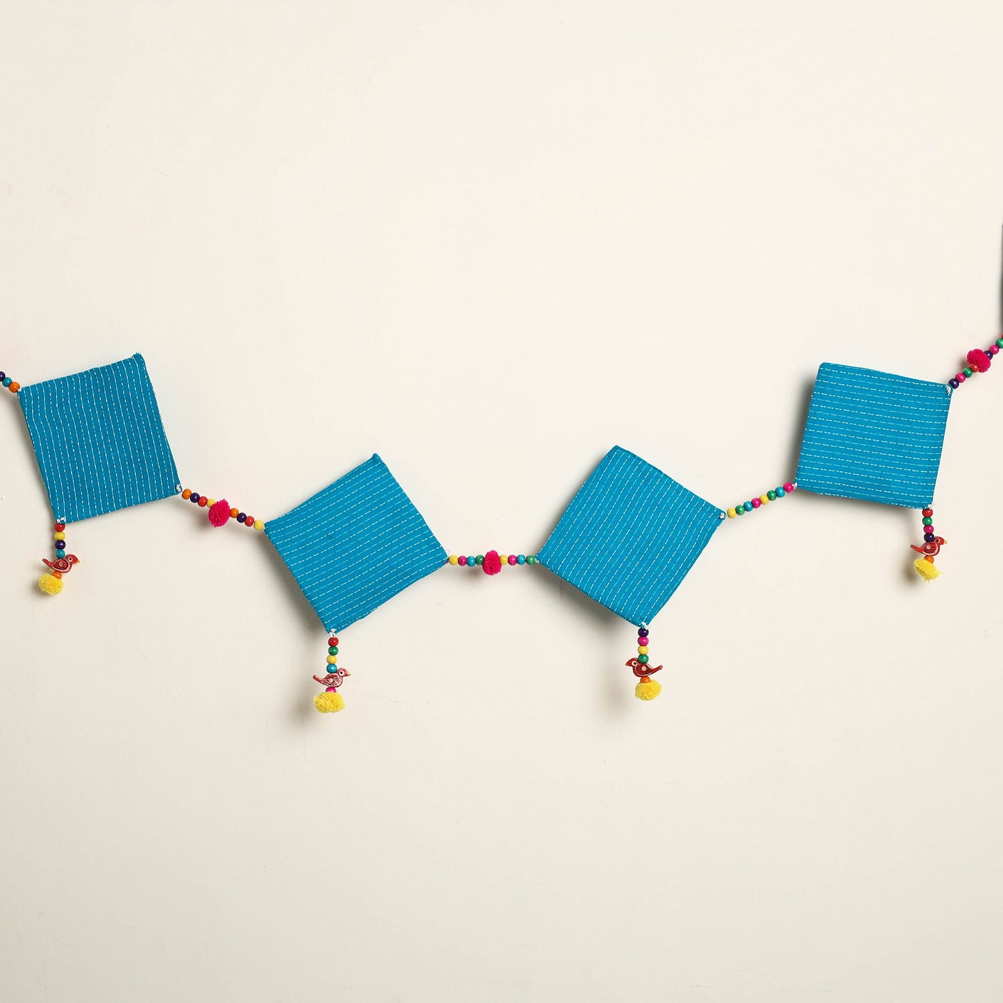 Handmade Bead Work Fabric Toran for Home Decor