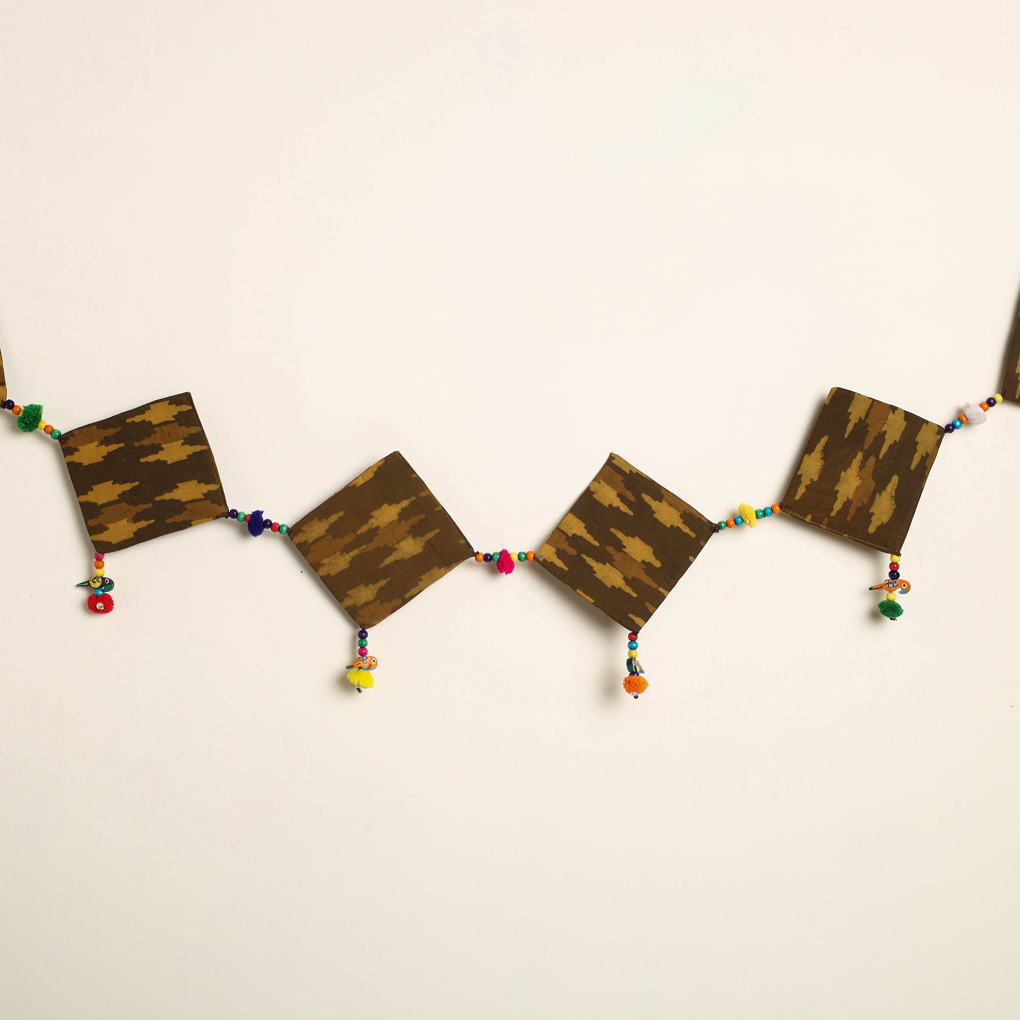 Handmade Bead Work Fabric Toran for Home Decor