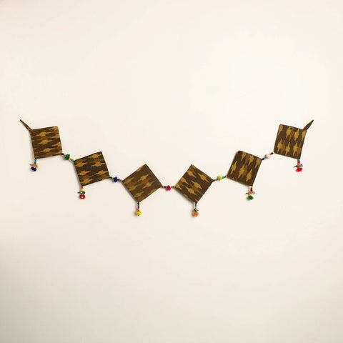 Handmade Bead Work Fabric Toran for Home Decor