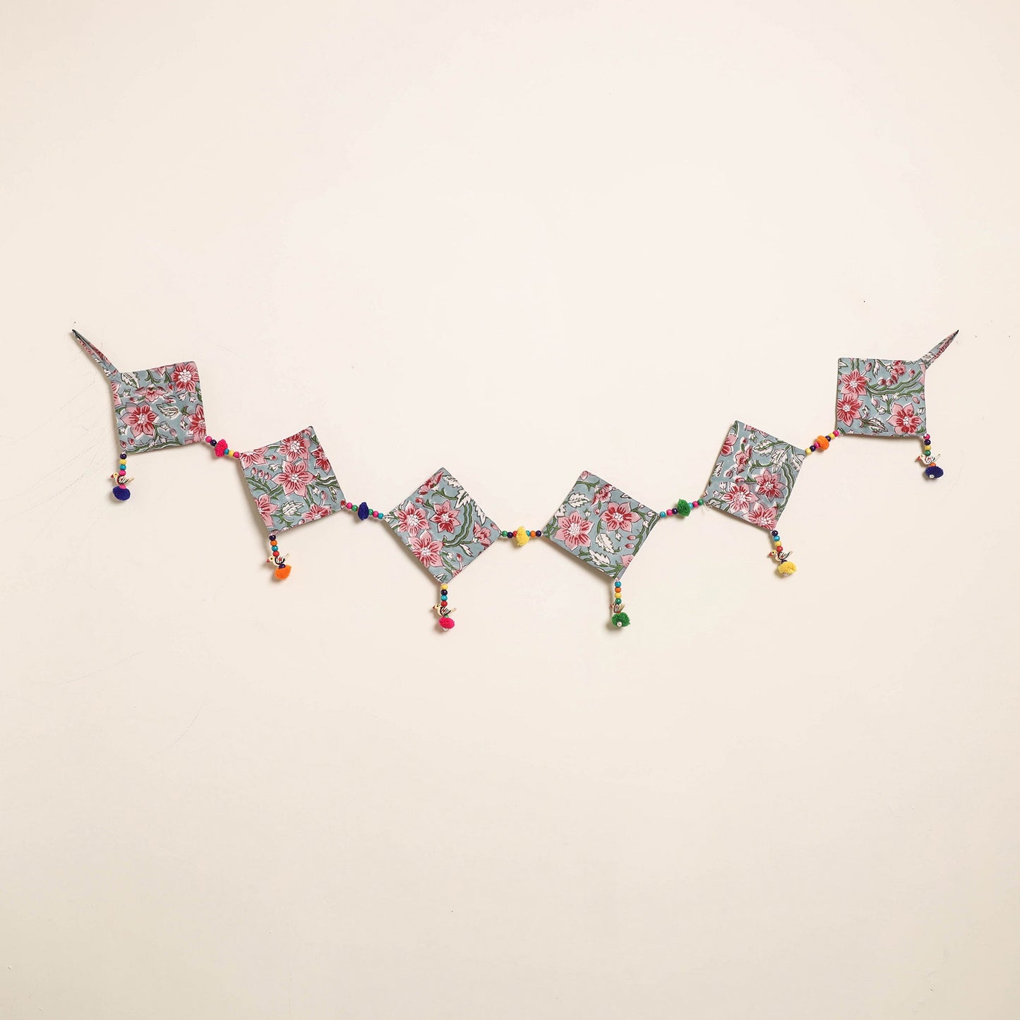 Handmade Bead Work Fabric Toran for Home Decor