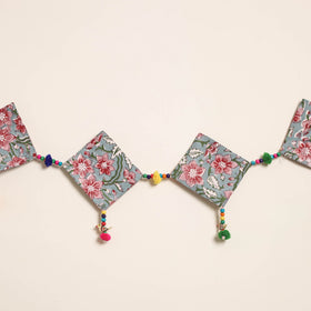 Handmade Bead Work Fabric Toran for Home Decor