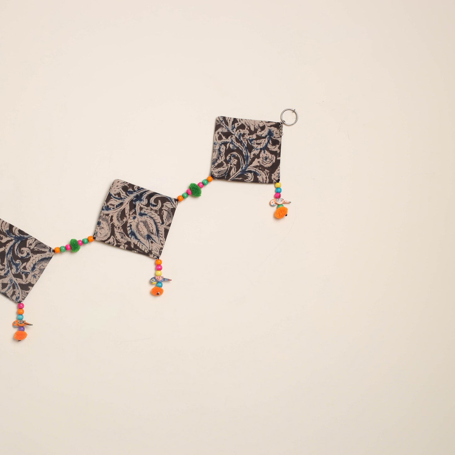 Handmade Bead Work Fabric Toran for Home Decor