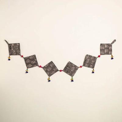 Handmade Bead Work Fabric Toran for Home Decor